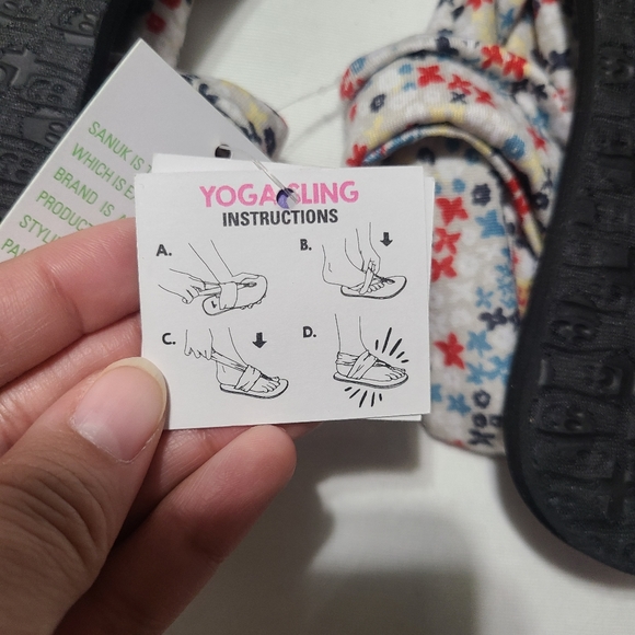 NWT Sanuk Yoga Sling Sandals sz 6 - Picture 4 of 7